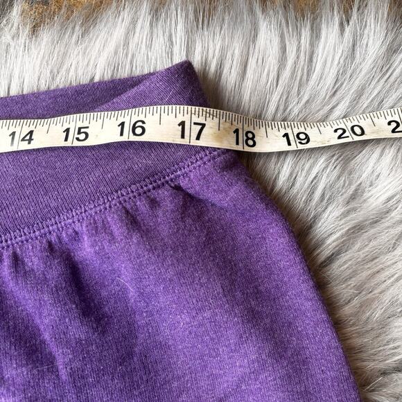 Just My Size Sweatpants Sz 2X Plus Size Fleece inside Purple Winter Comfy Lounge - Picture 6 of 11